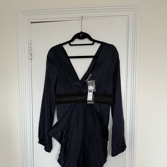Brunya dress. Swarovski crystal. New with tags.Pure silk - Picture 1 of 5